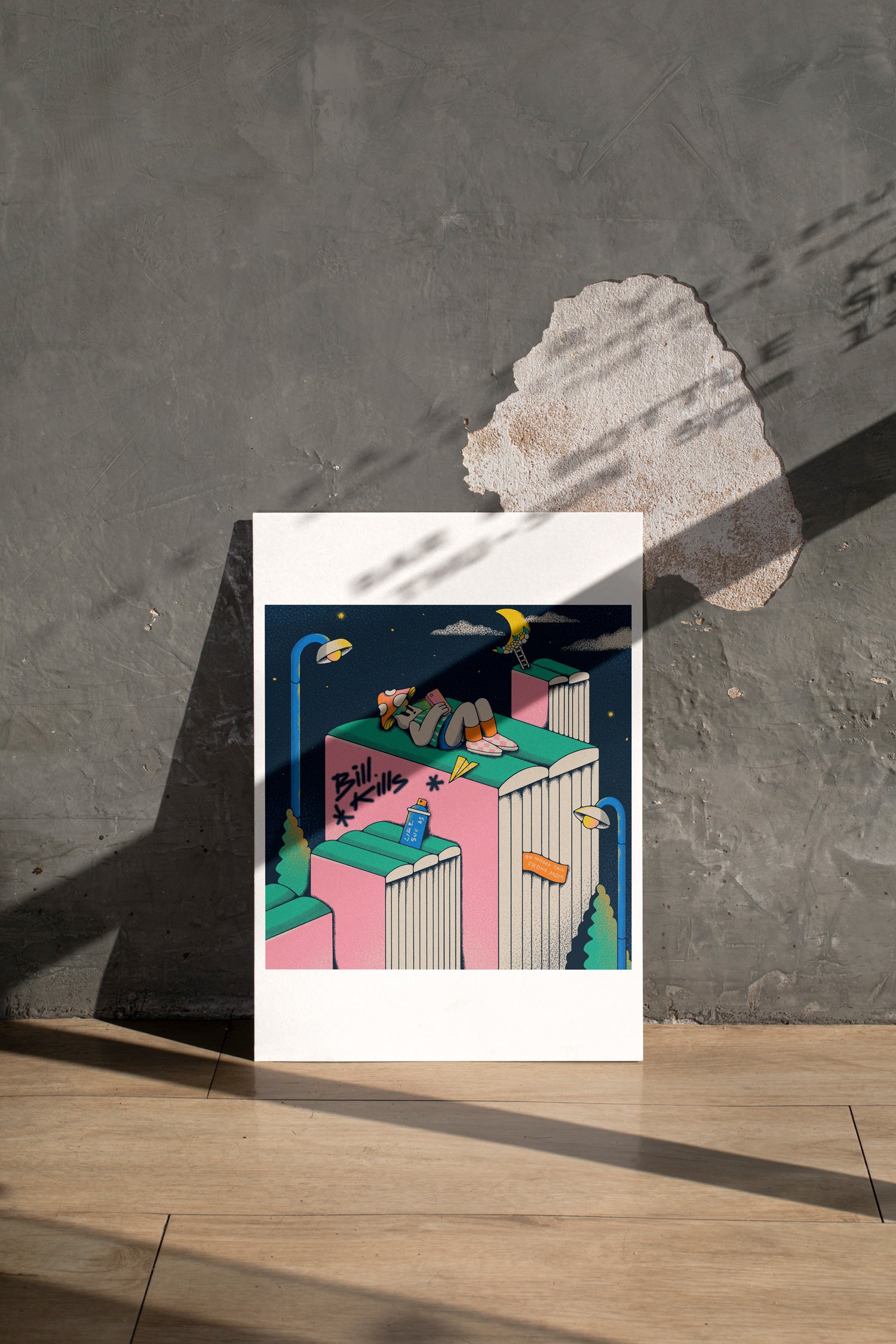 “Stop & Stare,” an illustration by Skitchism.